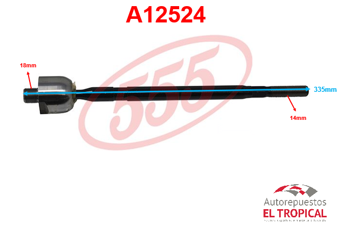 Rotula de cremallera D-MAX 13- SR-5480