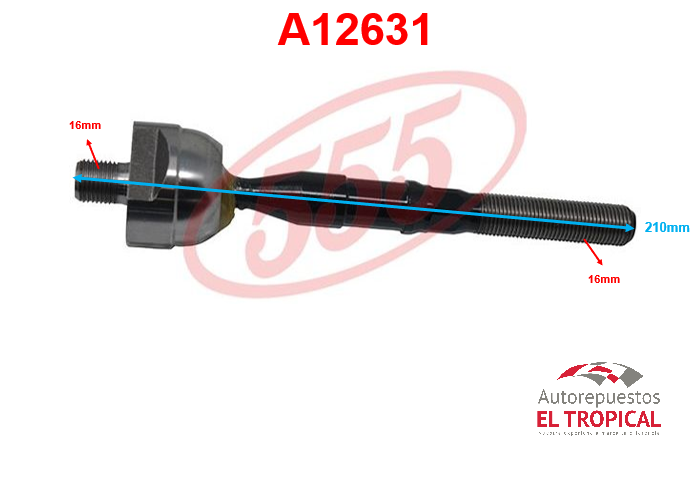 Rotula de cremallera MONTERO 06- SR-B040 SPORTERO