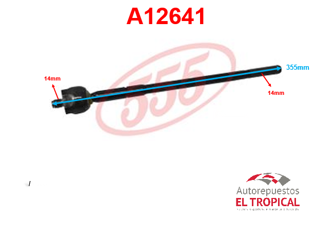 Rotula de cremallera OUTLANDER YARIS ECHO  05-