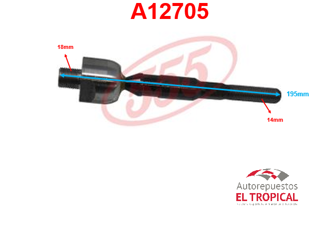 Rotula de cremallera CIVIC 05- SR-H030 R18