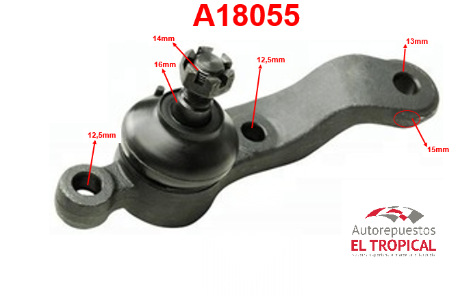 ROTULA DE SUSPENSION INFERIOR RH.TACOMA 95-03 2WD SB-3782R