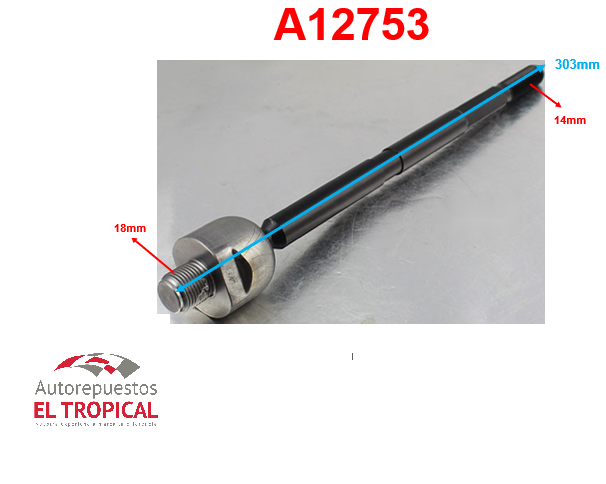 Rotula de cremallera SR-H770 CRV 16-
