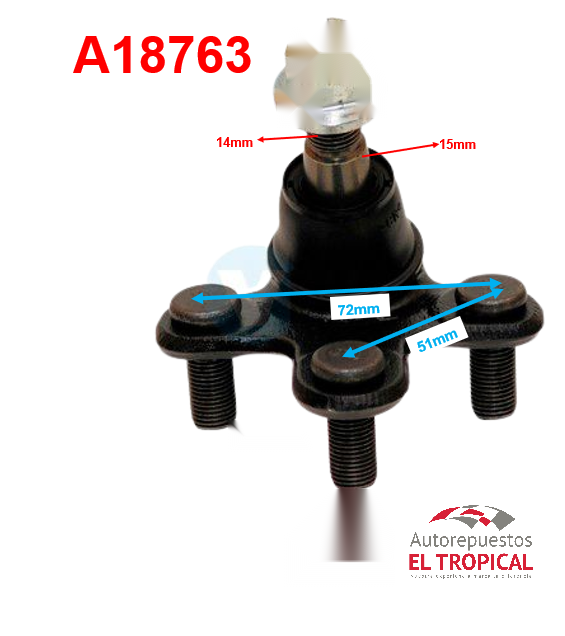SB-H892 ROTULA DE SUSPENSION INFERIOR USA CR-V 16- 2WD/4WD