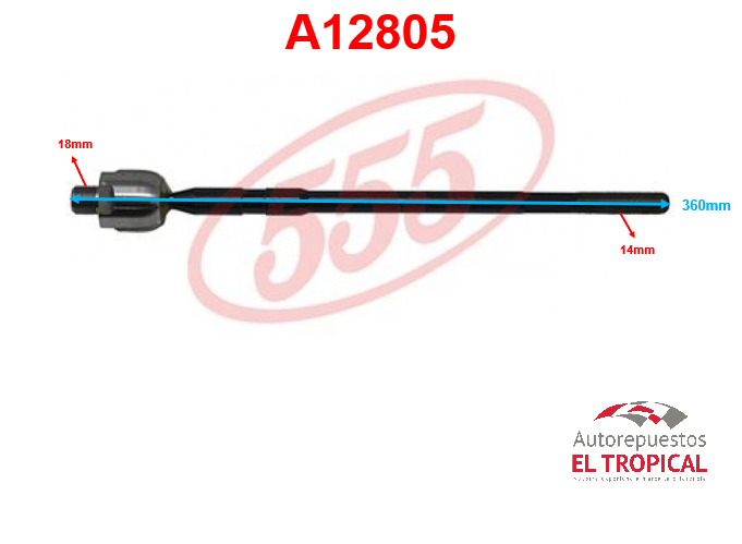 Rotula de cremallera GRAND VITARA 08-SR -7660