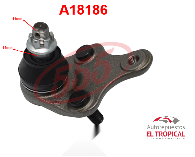ROTULA DE SUSPENSION INFERIOR RAV4 06-08 SB-T222