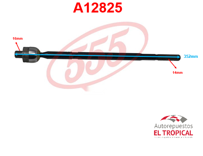 Rotula de cremallera RH SX4 SR-7640R