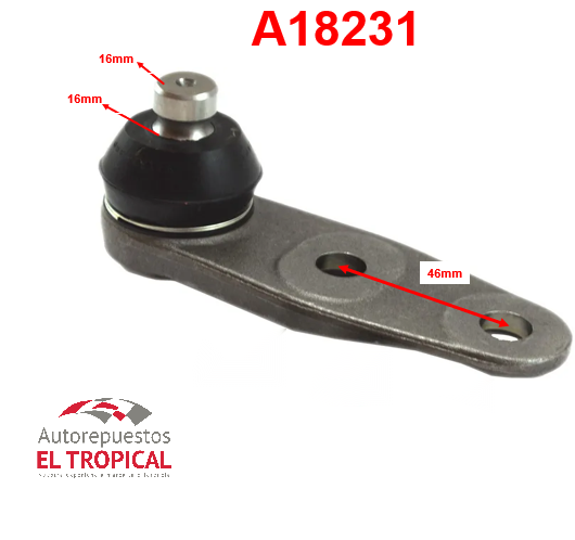 ROTULA DE SUSPENSION INFERIOR PLATINA/ CLIO SB-N112