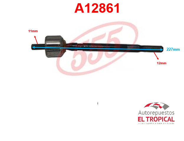 Rotula de cremallera CUORE 94-98 SR-3300