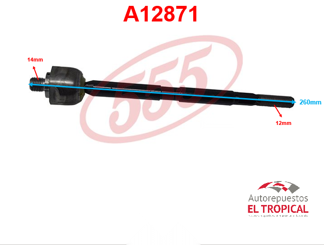 Rotula de cremallera SIRION SR-3280 07-