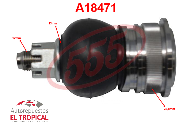 SB-1631 ROTULA DE SUSPENSION INFERIOR MAZDA 6