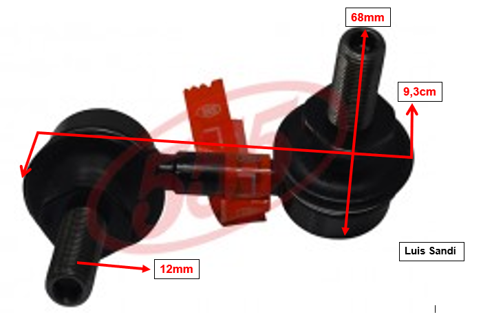 ROTULA ESTABILIZADORA DELANTERA LH NAVARA X-TERRA SL-N130L-M