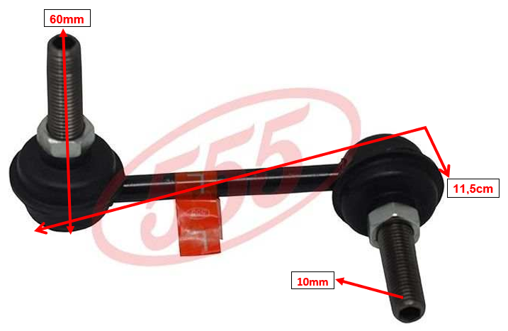 ROTULA ESTABILIZADORA TRASERA LH CIVIC 95- SL-6265L-M