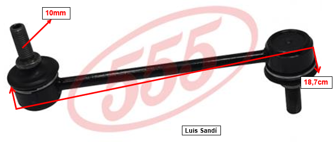 ROTULA ESTABILIZADORA TRASERA D-MAX 2WD SL-5365-M