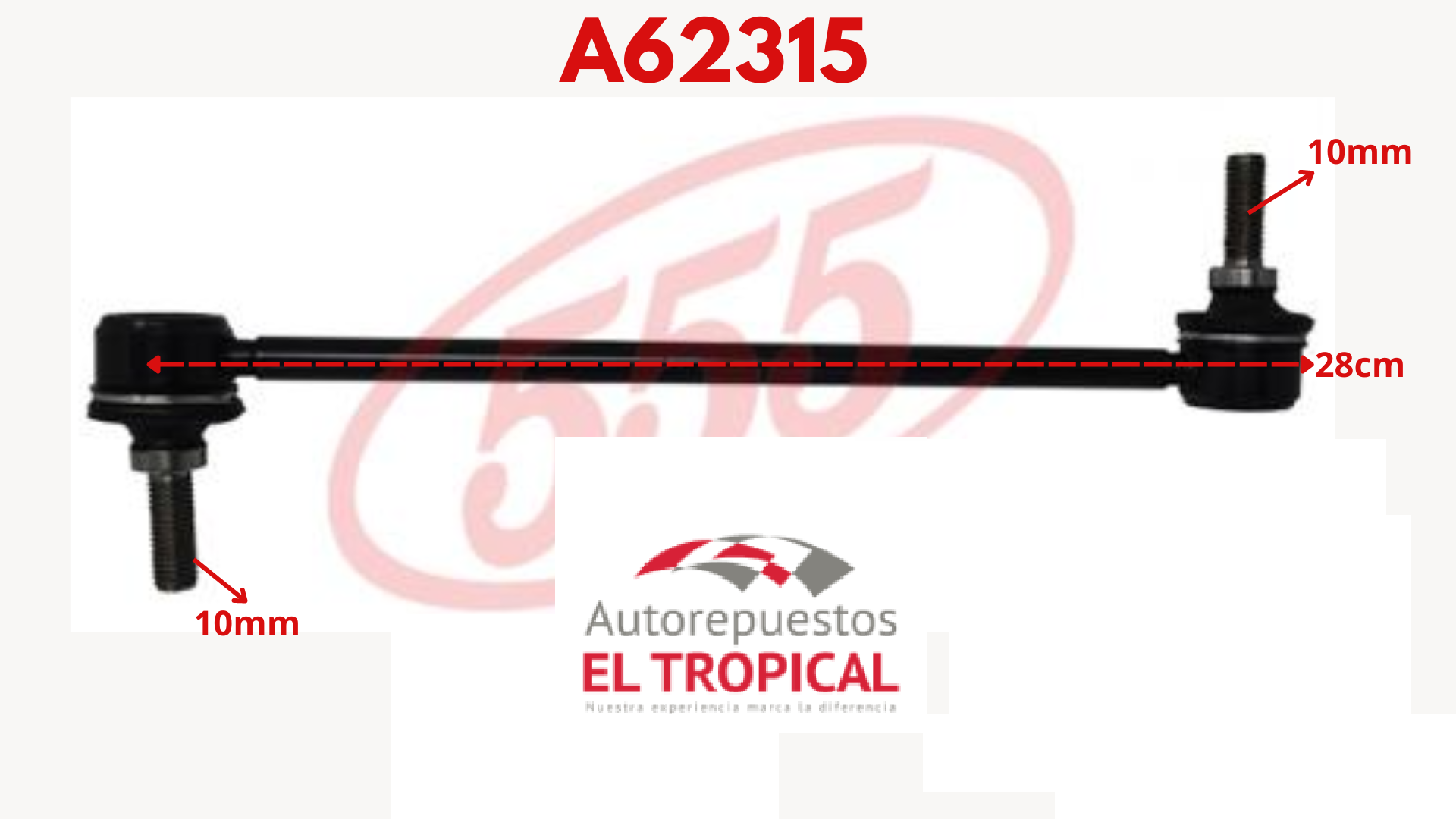ROTULA ESTABILIZADORA DELANTERA SL-N880-M KICKS 16-