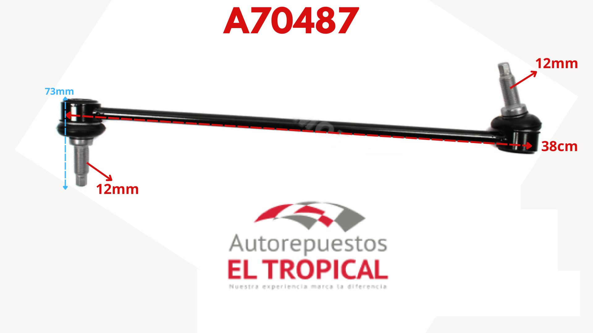 ROTULA ESTABILIZADORA DELANTERA.R/L SORENTO 14- SLK-8830