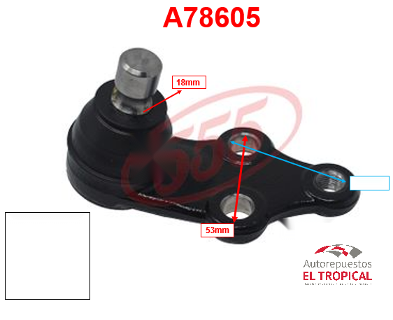 ROTULA INFERIOR . SBK-8122  TUCSON 11-