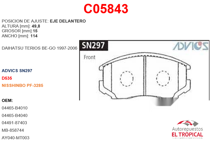 FIBRA DE DISCO TERIOS 1.3/BEGO 1.5 97-