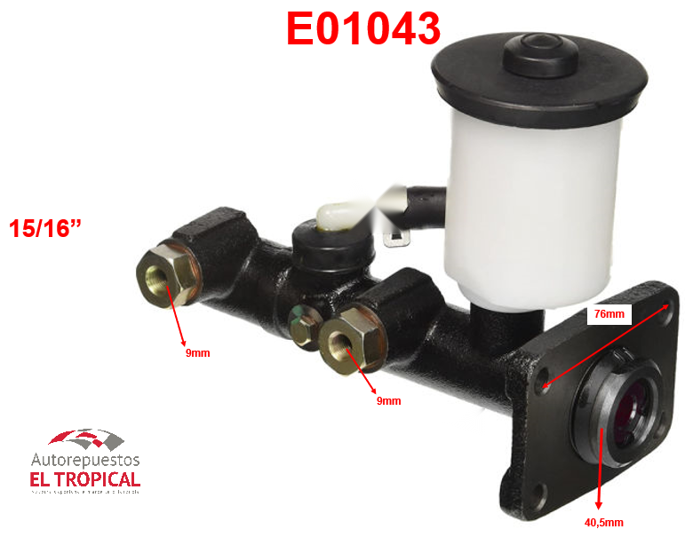 BOMBA PRINCIPAL DE FRENOS .15/16 47201-35370 YN/LN50 84-