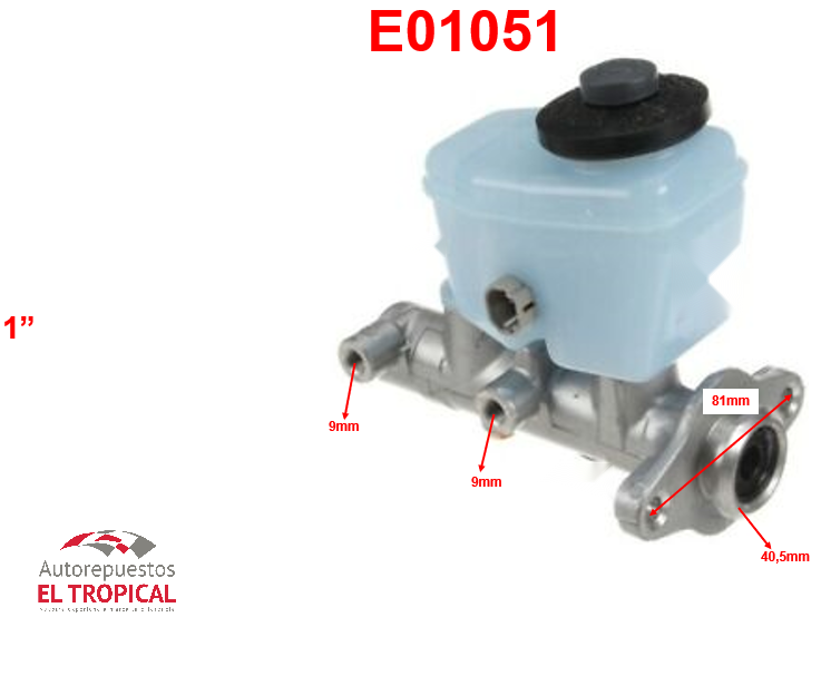 BOMBA PRINCIPAL DE FRENOS .1" 47201-3D350 4RUNNER 98-