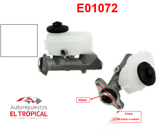BOMBA PRINCIPAL DE FRENOS .13/16 47201-12590 EE90 87-91