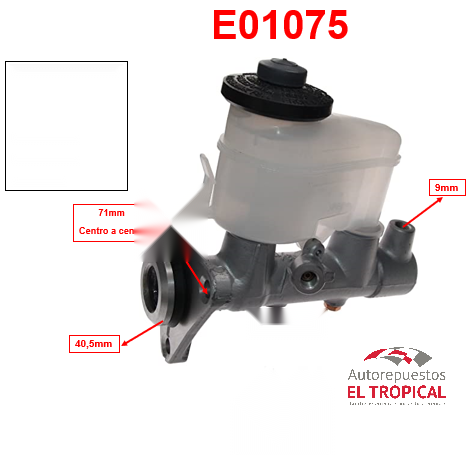 BOMBA PRINCIPAL DE FRENOS . 13/16 47201-12800 AE101 92-95