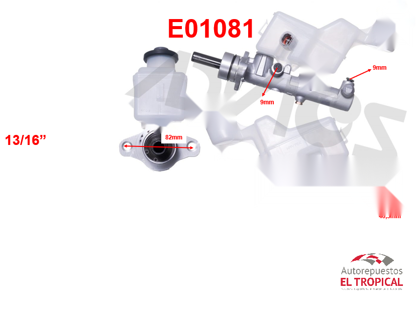 BOMBA PRINCIPAL DE FRENOS . 13/16  47201-1A370  CE120 00-07