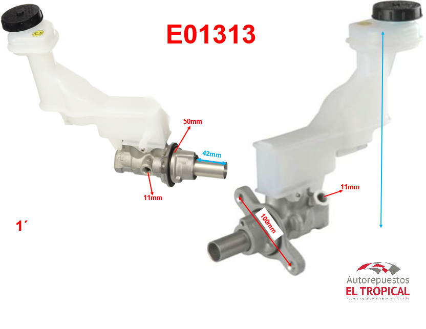 BOMBA PRINCIPAL DE FRENOS .D6010-JG20A X-TRAIL QR25 MTA 07-13