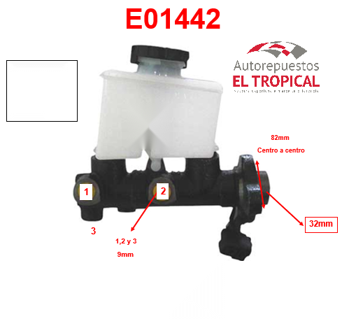 BOMBA PRINCIPAL DE FRENOS . 7/8 UB39-43-400A B2200 85-