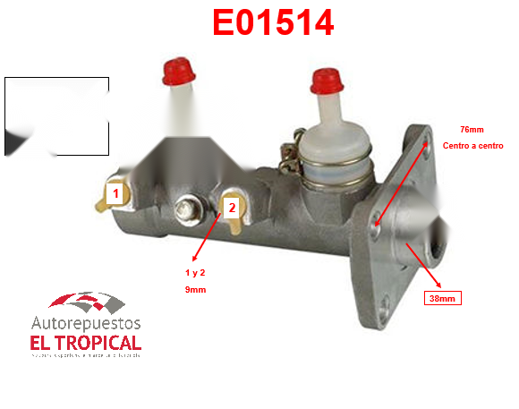 BOMBA PRINCIPAL DE FRENOS .1.1/16 8-94254-833-2 NKR55.57