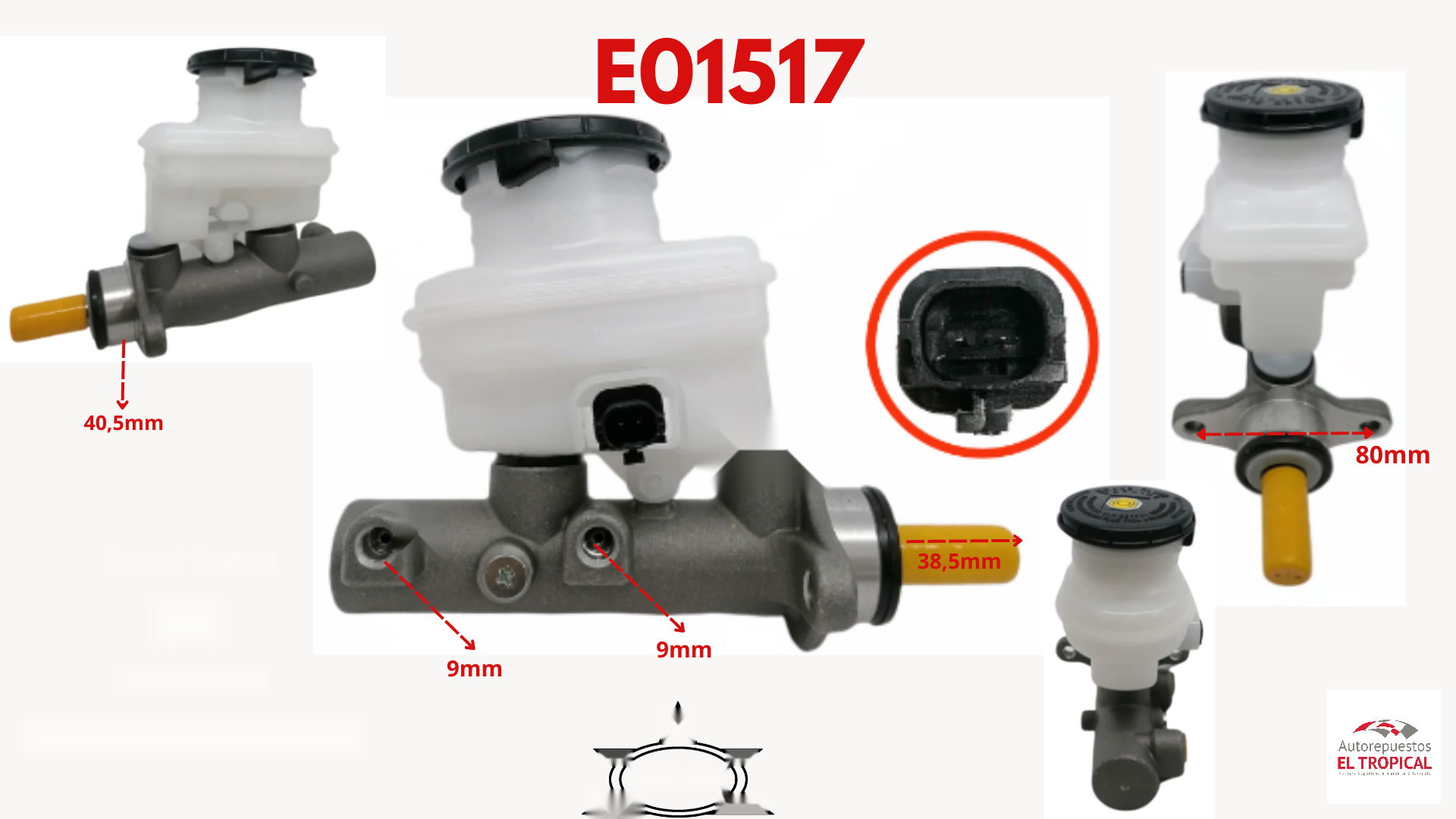 BOMBA PRINCIPAL DE FRENOS .8-98006-941-0 D-MAX 10-