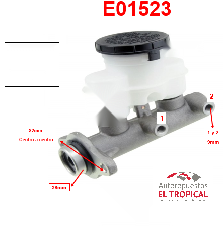 BOMBA PRINCIPAL DE FRENOS . 1"  8-94332-951-1 TROOPER 2.6 87-