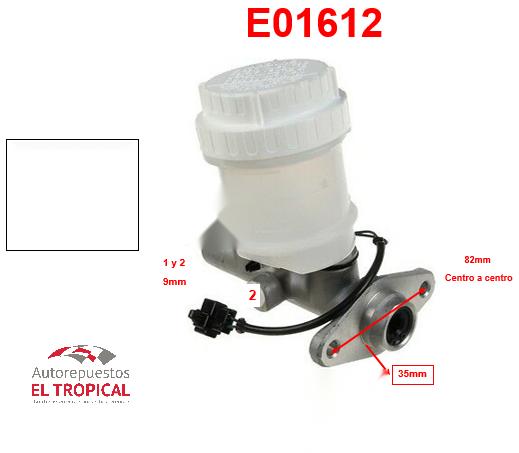 BOMBA PRINCIPAL DE FRENOS .7/8 MR129910 LANCER 97-02 S/ABS