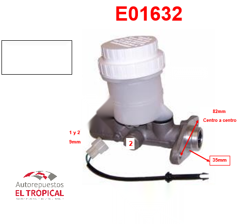 BOMBA PRINCIPAL DE FRENOS . 15/16 MB-534480 MONTERO 88-91