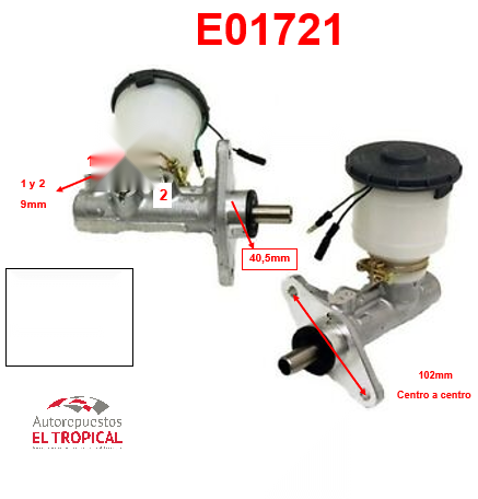 BOMBA PRINCIPAL DE FRENOS . 15/16 46100-SM4-013 ACCORD94-96