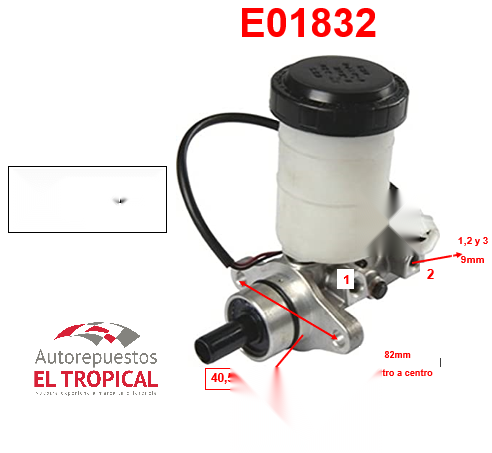 BOMBA PRINCIPAL DE FRENOS . 1" 51100-77E00 SIDEKICK SPORTS