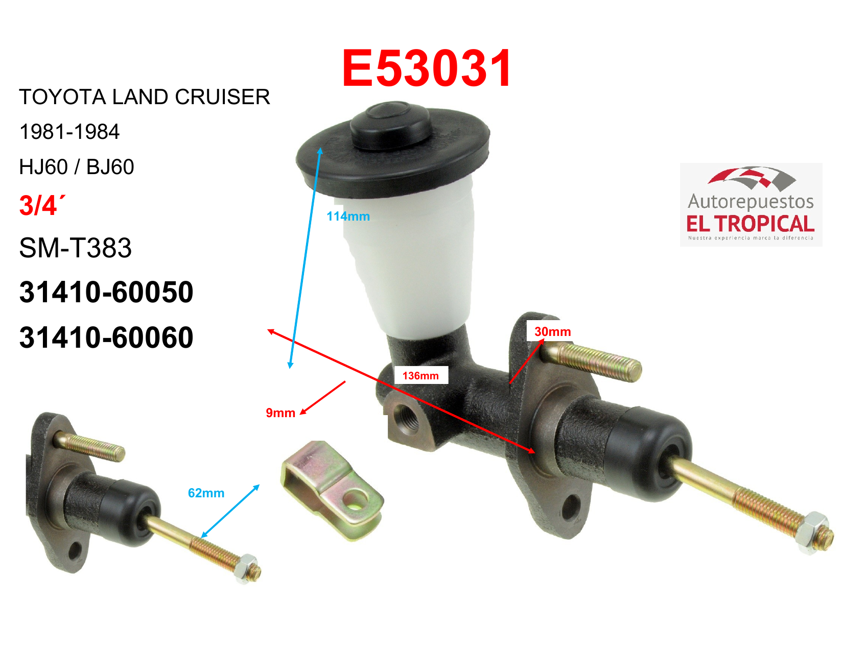 Bomba De Clutch Sanyco 5/8 RN20/25 -78 31410-35071