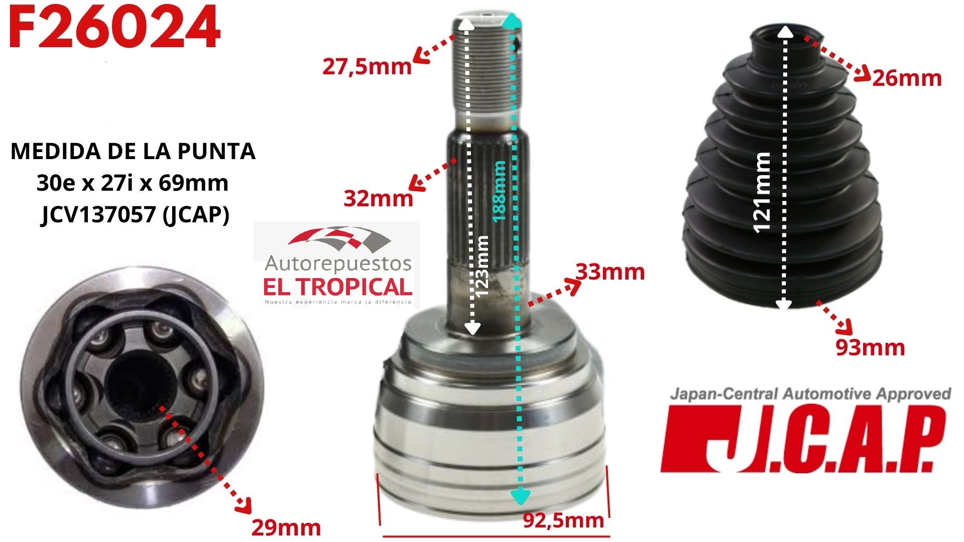 Punta de Eje N10022H0 PRADO 96-02