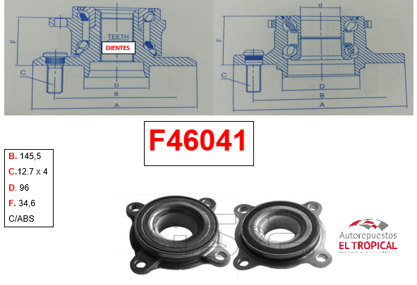 Bocina Delantero Tundra 2007-2015 07-15 L/C 08-