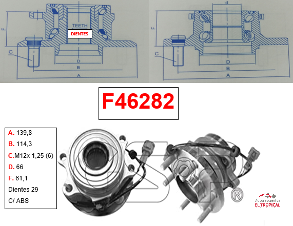 Bocina Delantero Navara D40 4WD YD25DDTi 06-