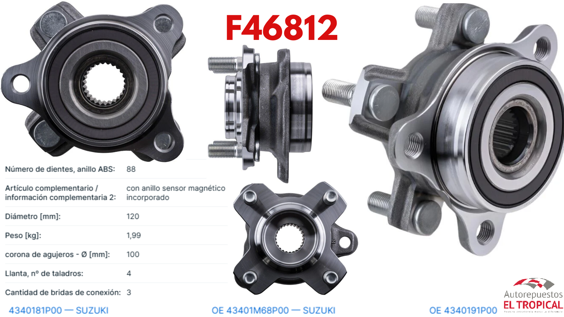 Bocina Delantero Swift 18-19 IGNIS 17-18,BALENO 21-