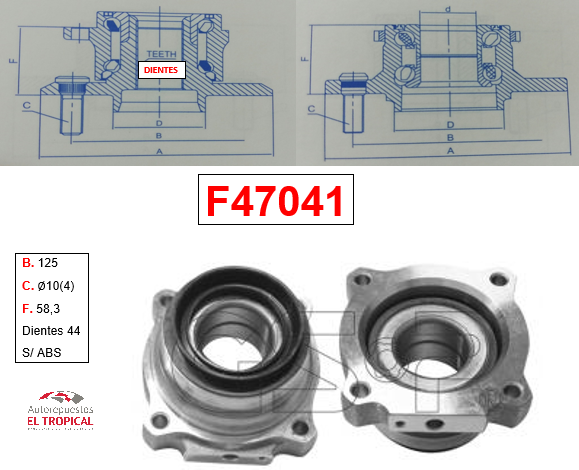 Bocina Trasera LH TACOMA 05-15