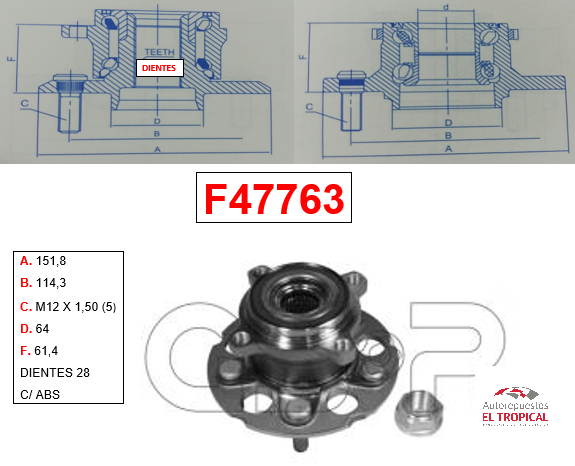 Bocina Trasera CR-V 2.4 4X4 2006-