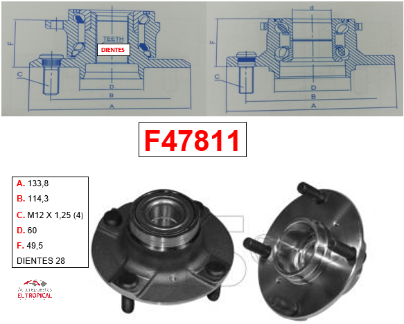 Bocina Trasera SWIFT 89-01 S/ABS  9228033K