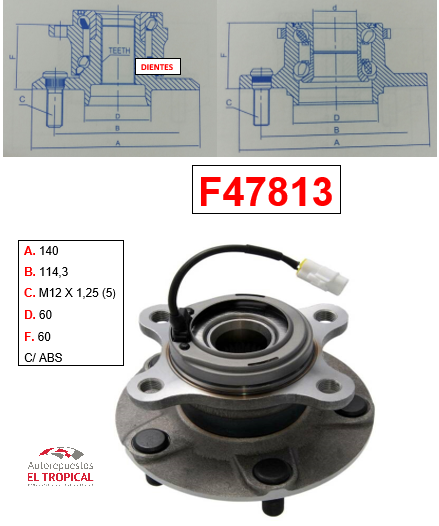 Bocina Trasera Izquierda Suzuki SX4 4x4 2006-