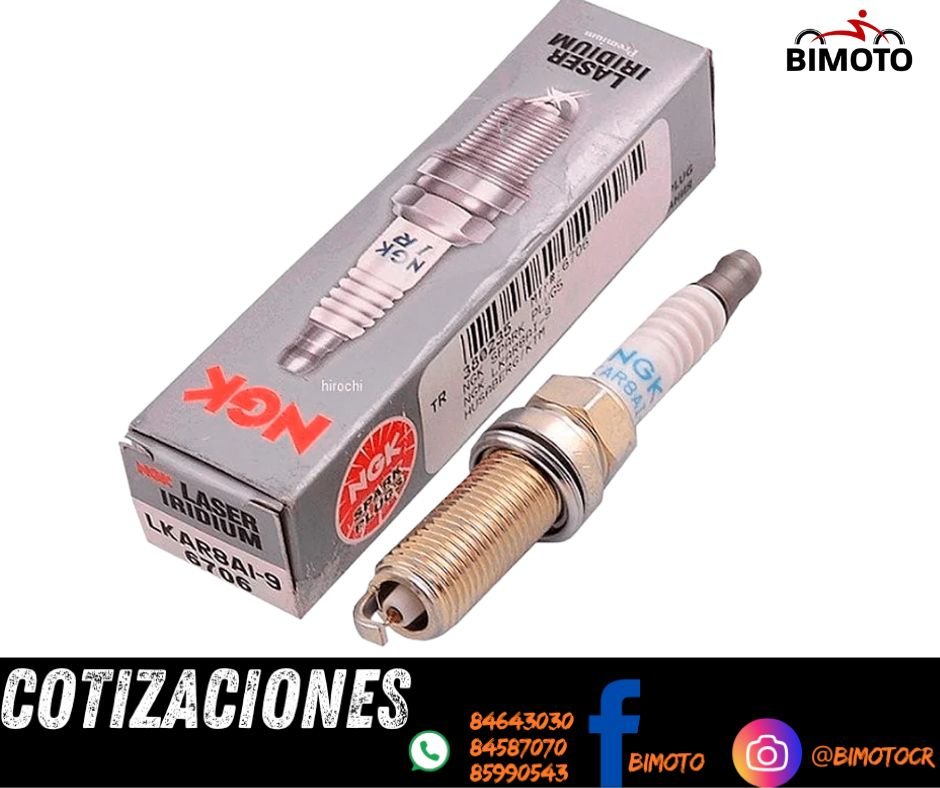 BUJIA NGK LKAR8AI9 NS200 LARGA CENTRAL IRIDIUM