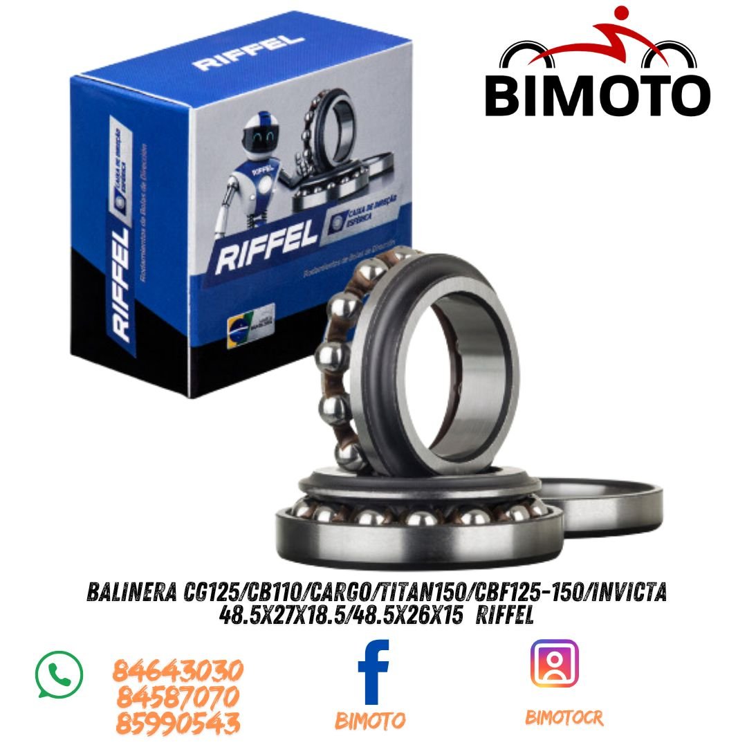 BALINERA CG125/CB110/CARGO/TITAN150/CBF125-150/INVICTA 48.5X27X18.5/48.5X26X15  RIFFEL