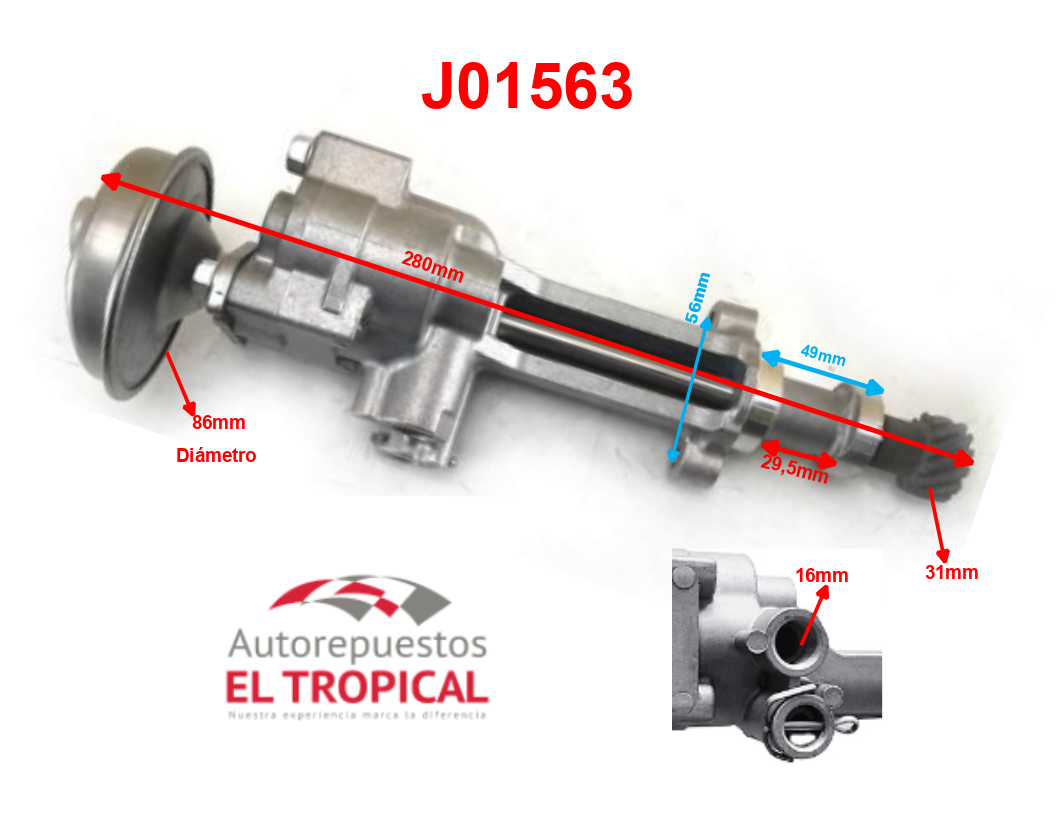 BOMBA ACEITE 8-97069-738-3 4JA1 NHR,NKR
