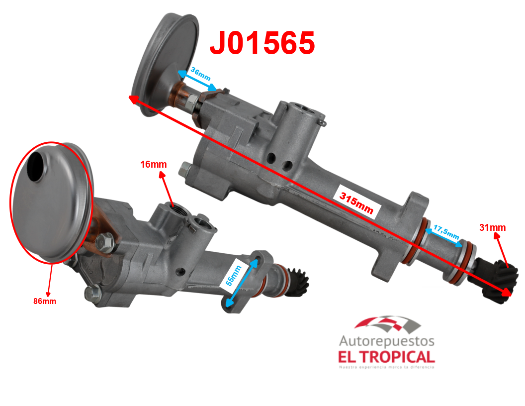 Bomba De ACEITE 8-97941-852-0 4JH13.0 D-MAX
