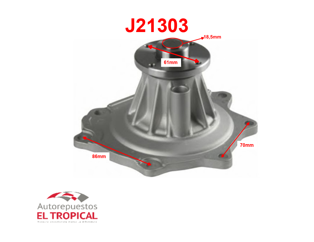 Bomba De AGUA 21010-44G25 D21 TD25/27 88-