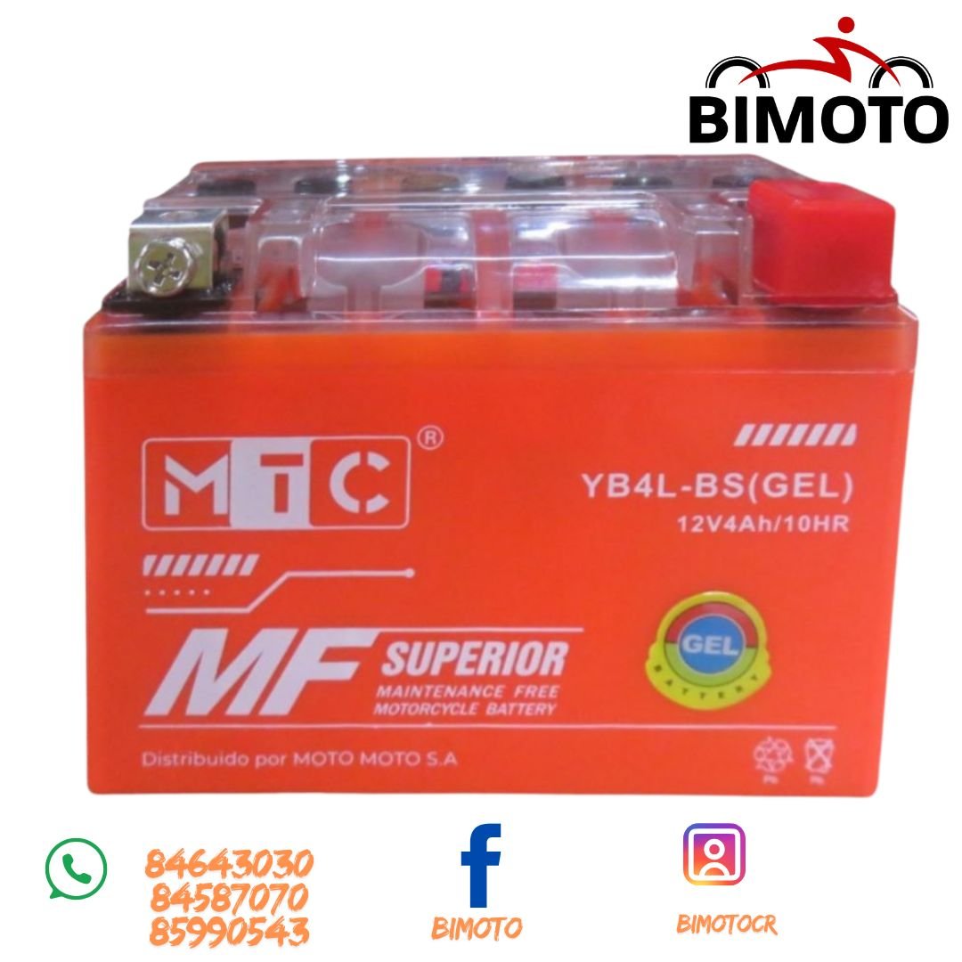 BATERIA YTX4L-BS NAVI110 (GEL) MTC